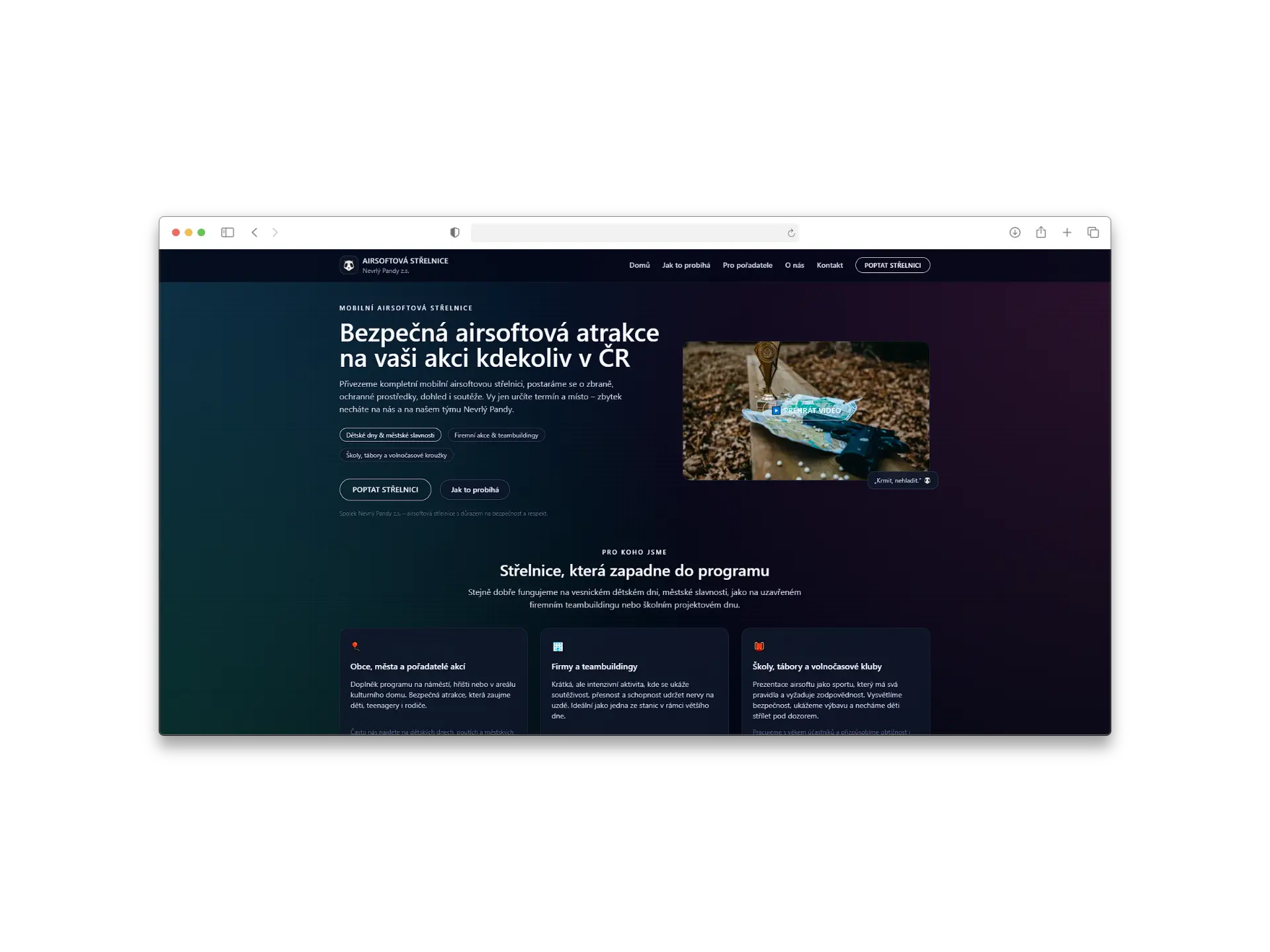 Airsoftová střelnice